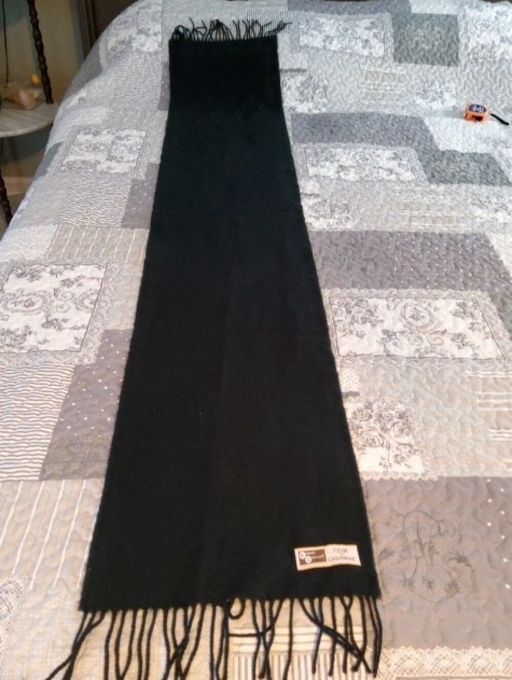 Kennedy Scotland 100% Cashmere Scarf Unisex Fringed